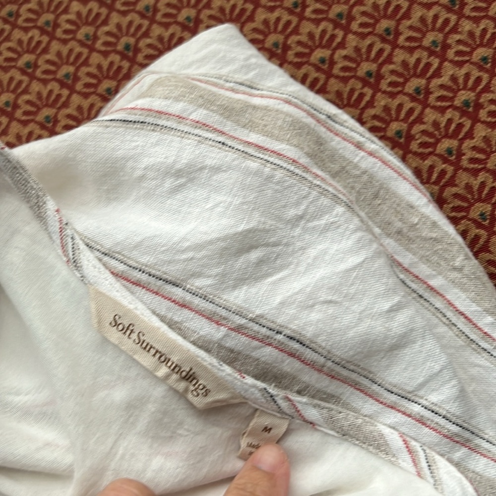 Soft surroundings linen fully lined dress - Picture 5 of 6
